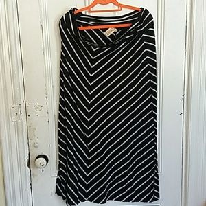 **LAST CHANCE** Faded Glory Striped Maxi Skirt